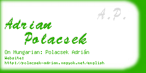 adrian polacsek business card