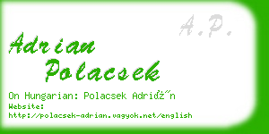 adrian polacsek business card